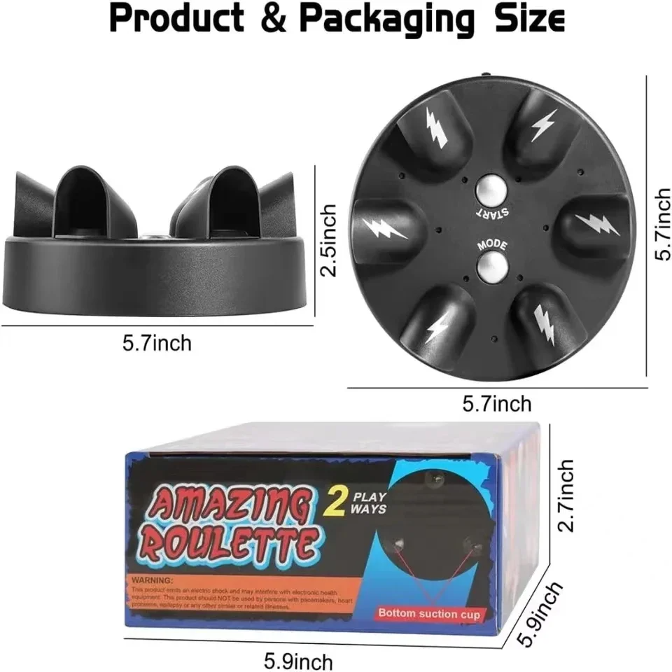 Homylad™ Shock Roulette Party Game