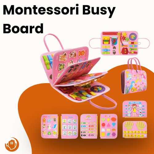 Homylad™ Montessori Busy Board