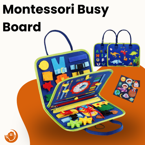 Homylad™ Montessori Busy Board