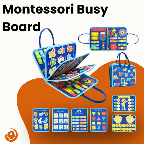 Homylad™ Montessori Busy Board